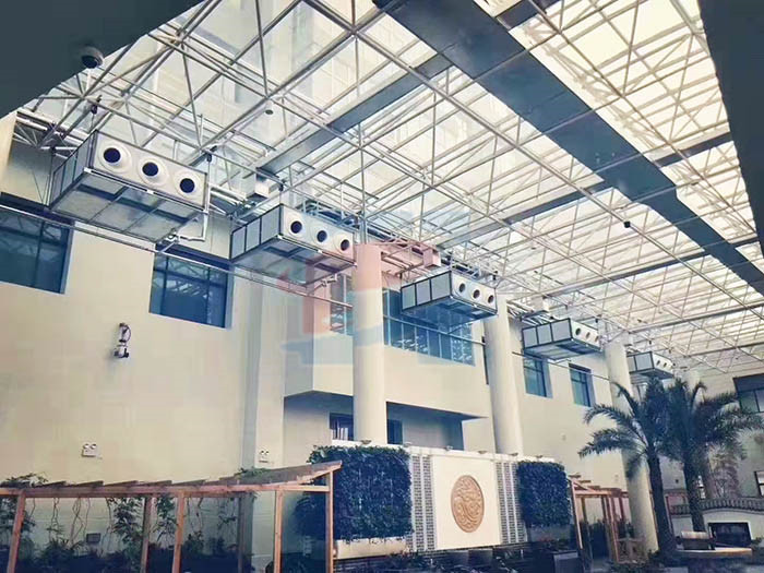 射流機組安裝現(xiàn)場